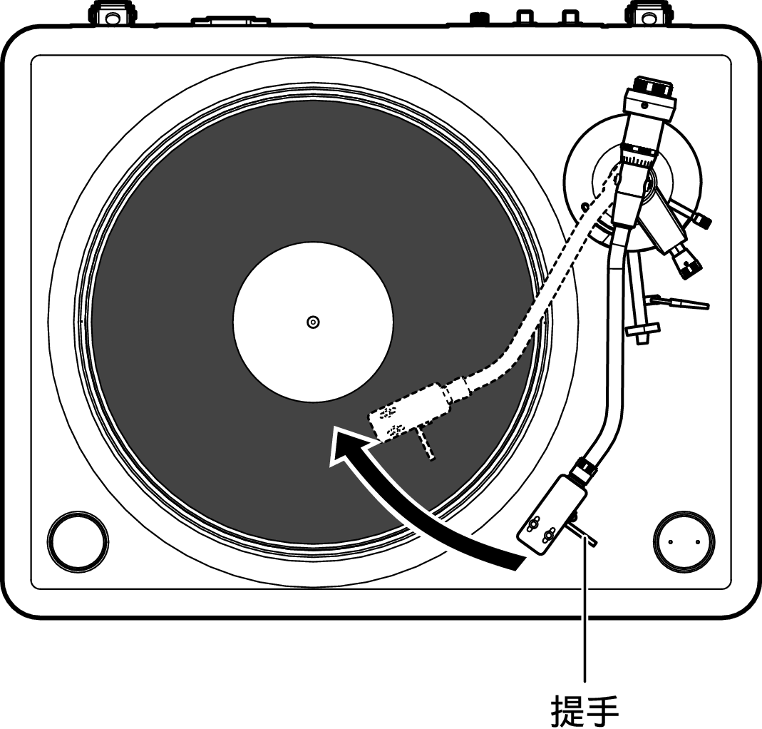 Ope tonearm play DP3000